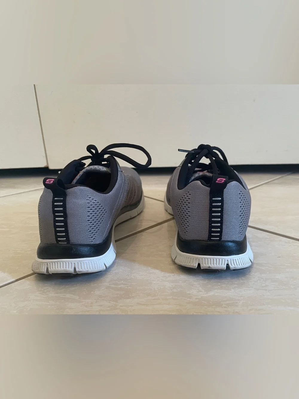 Skechers Gray Athletic Memory Foam Sneakers